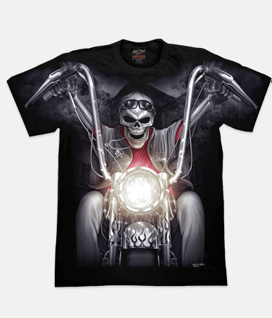 Ghost Rider Full High Definition Glow in the Dark UV Reactive T shirt